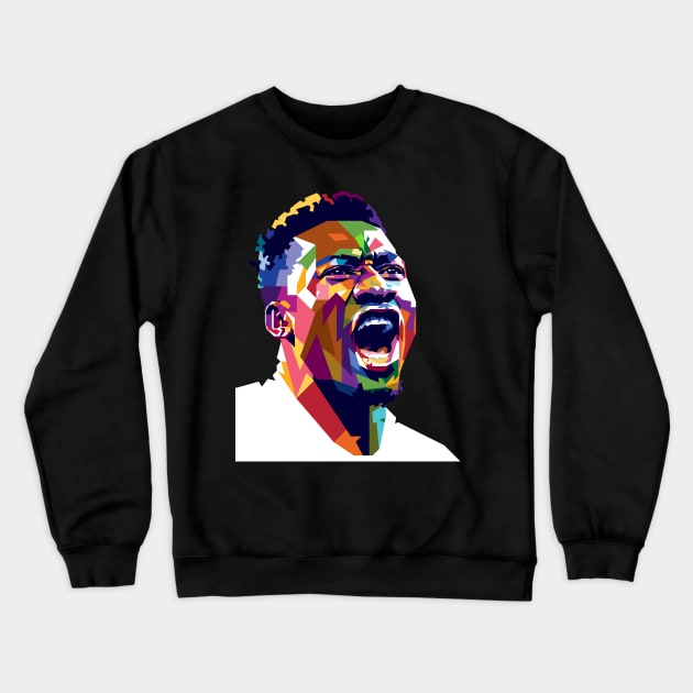 Andre Onana Portrait Illustration Crewneck Sweatshirt by RJWLTG